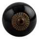 Black Antique Ceramic Cabinet  Knob